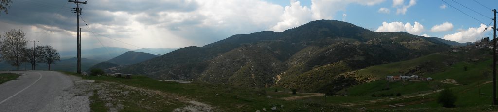 View from the road to Kokkinopilos
