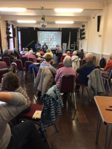 group of people at the Jolly Afternoon event